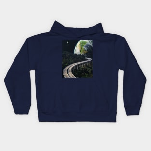 DRIVE THROUGH THE HILLS Kids Hoodie